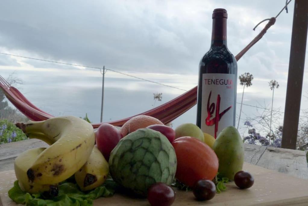 Casita En El Campo Con Vista Al Oceano Villa Tijarafe Eksteriør bilde