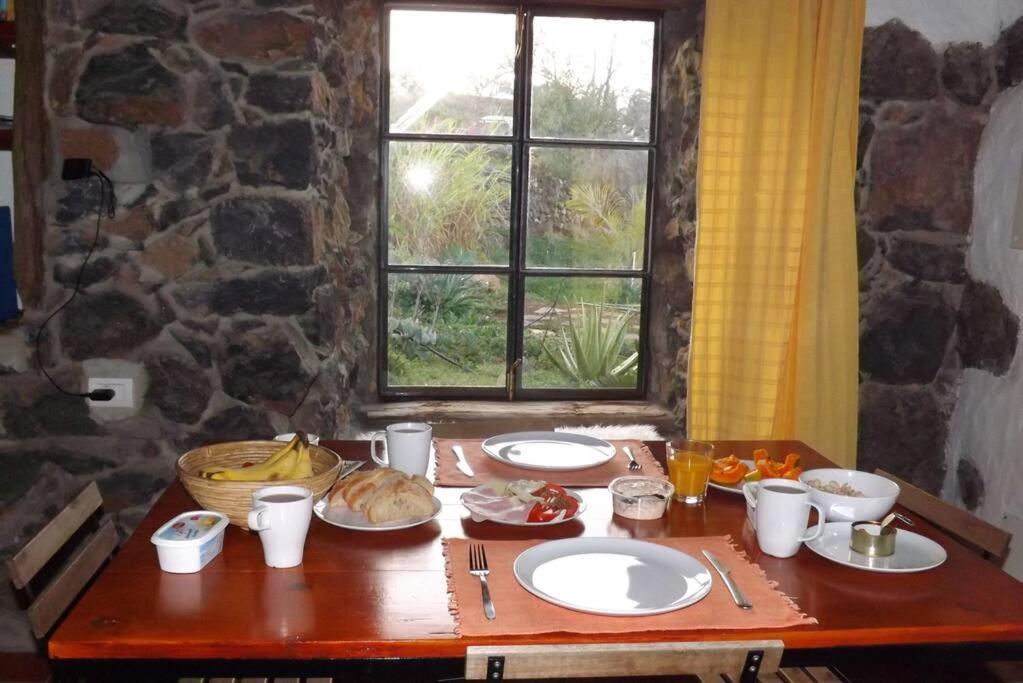 Casita En El Campo Con Vista Al Oceano Villa Tijarafe Eksteriør bilde