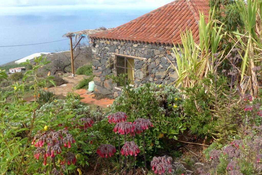 Casita En El Campo Con Vista Al Oceano Villa Tijarafe Eksteriør bilde