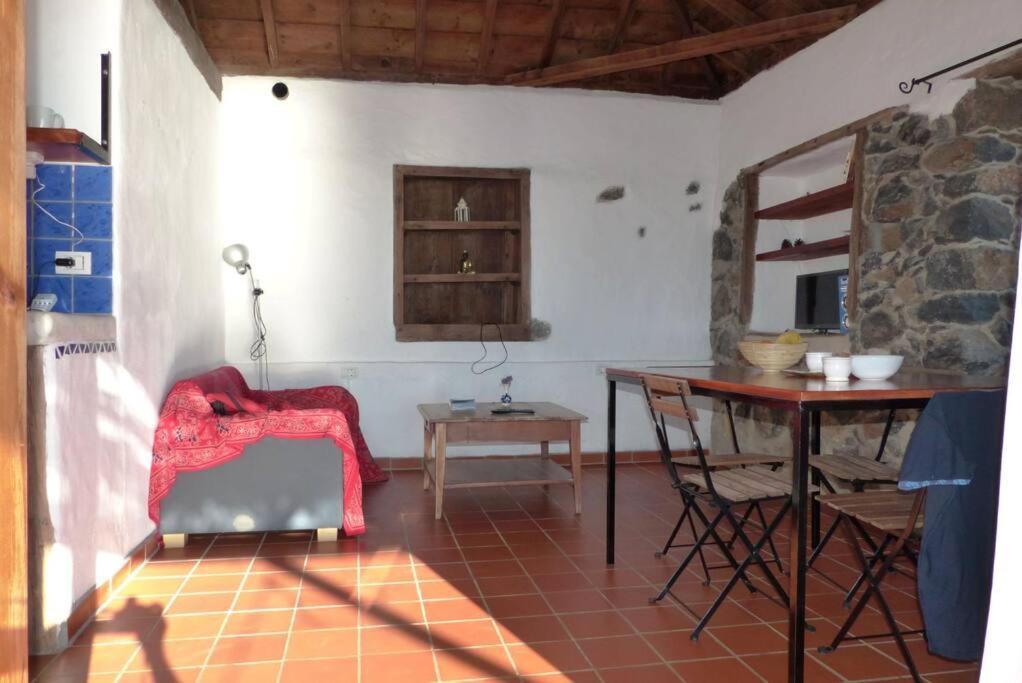 Casita En El Campo Con Vista Al Oceano Villa Tijarafe Eksteriør bilde